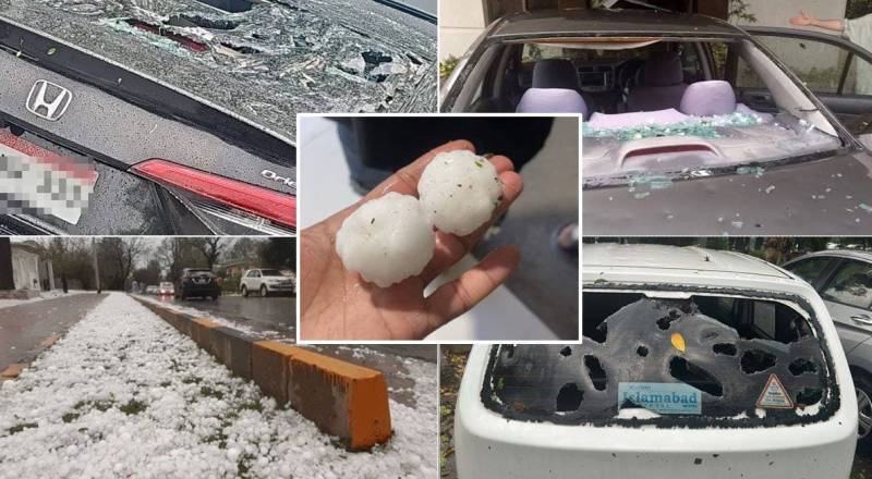 NDMA warns of more hail, storms over Margalla Hills on April 18-19
