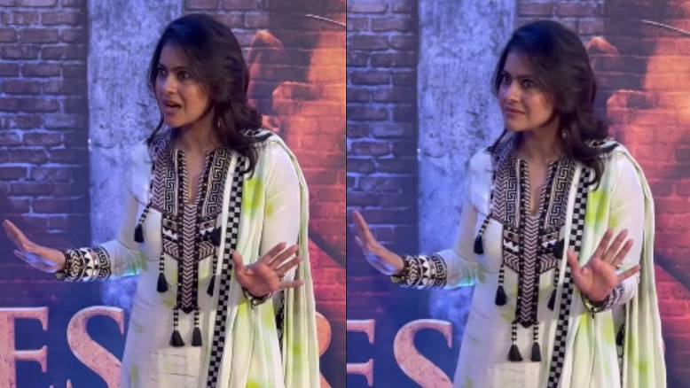 ‘Calm down:’ Kajol gives death stare to paps during Kesari 2 promotions 