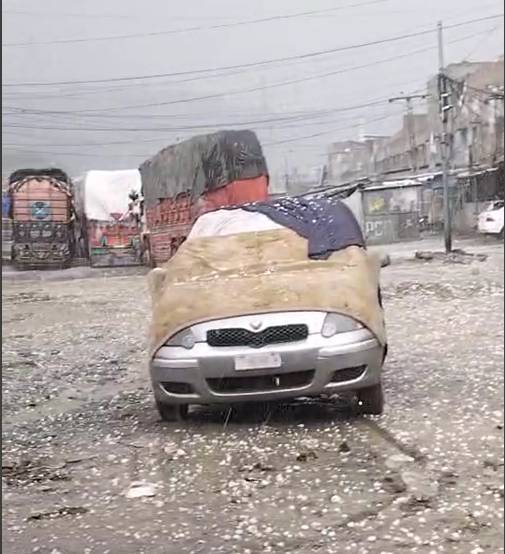 Heavy rain and hailstorms batter Khyber district of KP