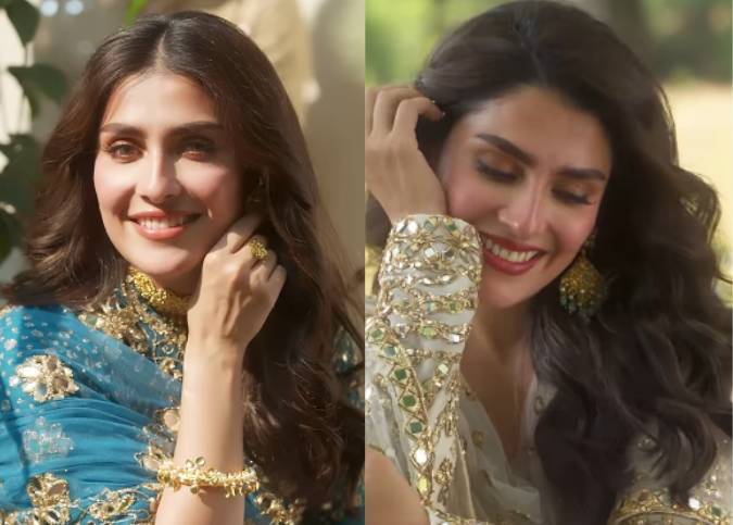 Fans embrace Ayeza Khan’s modesty during Indian designer’s fashion collaboration 