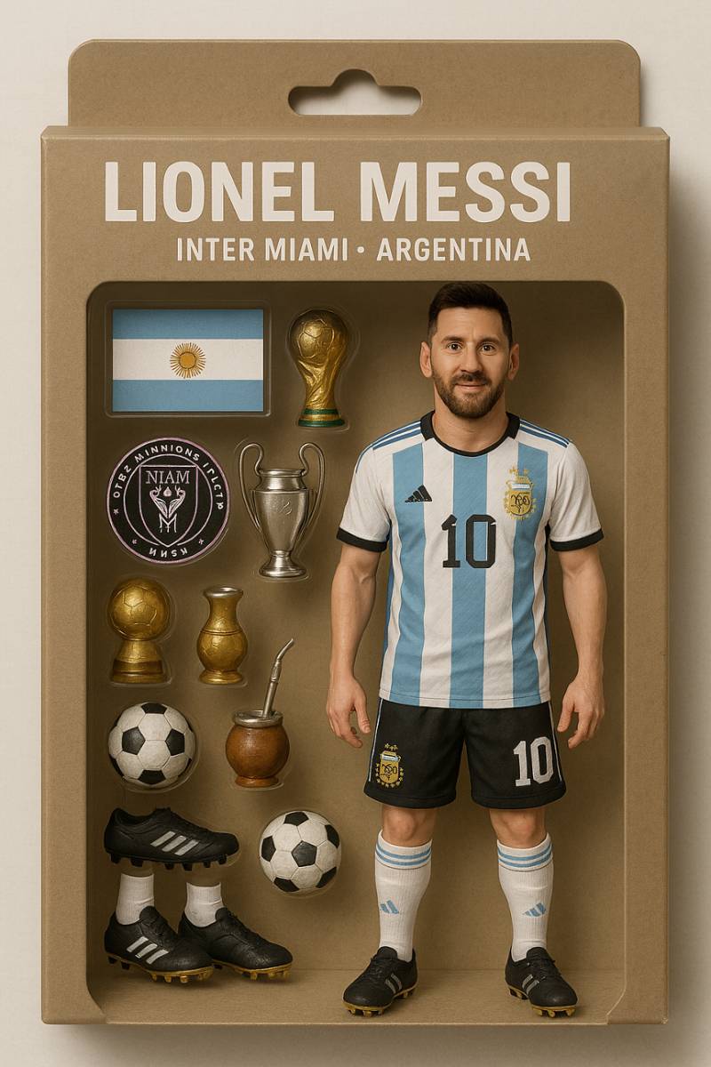From Messi to Trump, AI action figures are the rage