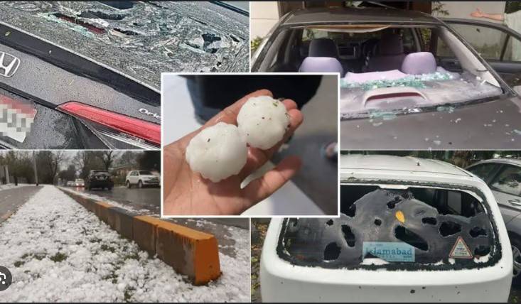 Govt asked to extend ‘help’ to owners of vehicles damaged in Islamabad hailstorm