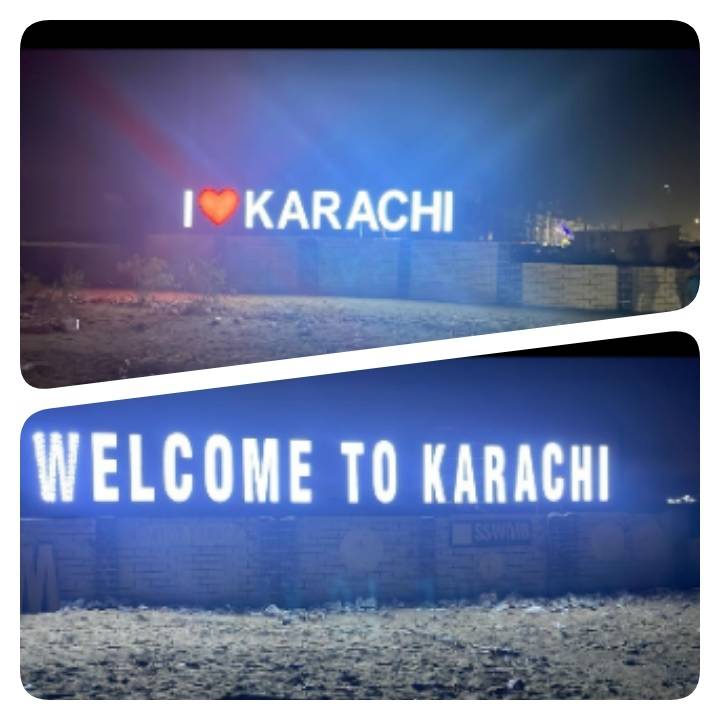 SSWMB welcomes commuters with Karachi-themed signage