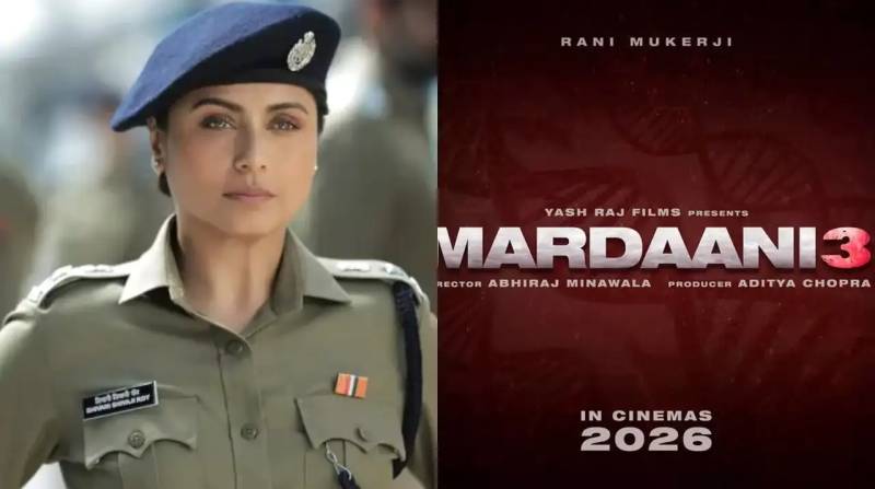 Rani Mukerji's first look from 'Mardaani 3' and release date unlocked 
