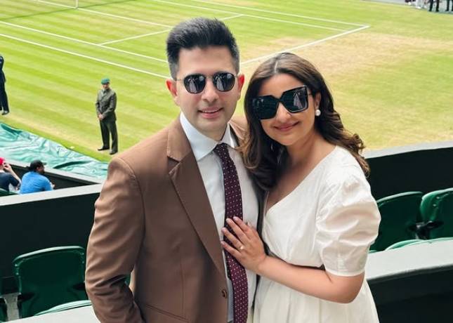 Parineeti Chopra reacts to fans calling Raghav Chadha 'jiju' during IPL match