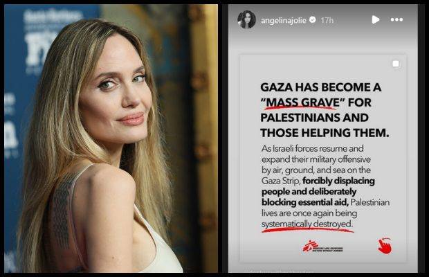 Angelina Jolie condemns Israeli aggression, calls Gaza a ‘Mass Grave’