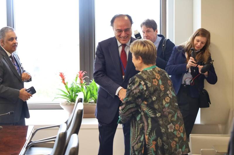 Pakistan FinMin Aurangzeb meets IMF mission