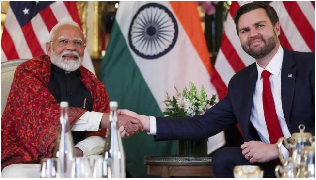 US VP Vance in India for tough talks on trade