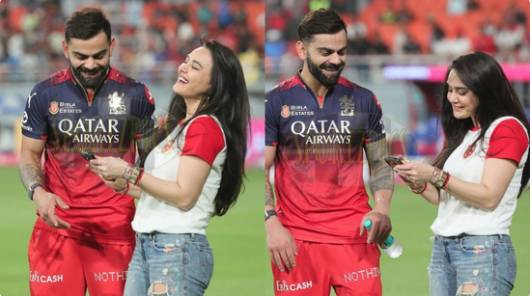 Virat Kohli and Preity Zinta's post-match moments spark interesting gossip 