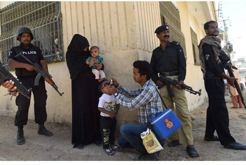 Two Levies soldiers escorting polio team martyred in Mastung gun attack