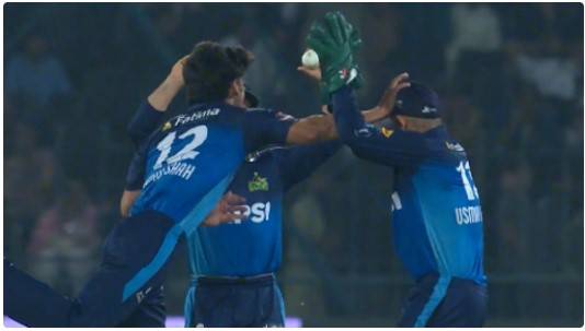 Ubaid Shah punches own teammate in weird PSL X incident