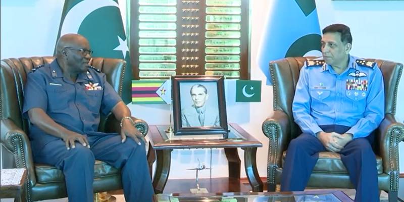 Zimbabwe Air Force delegation calls on Air Chief Zaheer Sidhu