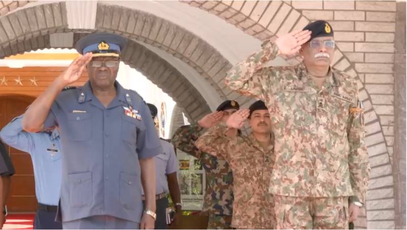 Zimbabwe's air chief calls on Gen Sahir Shamshad Mirza