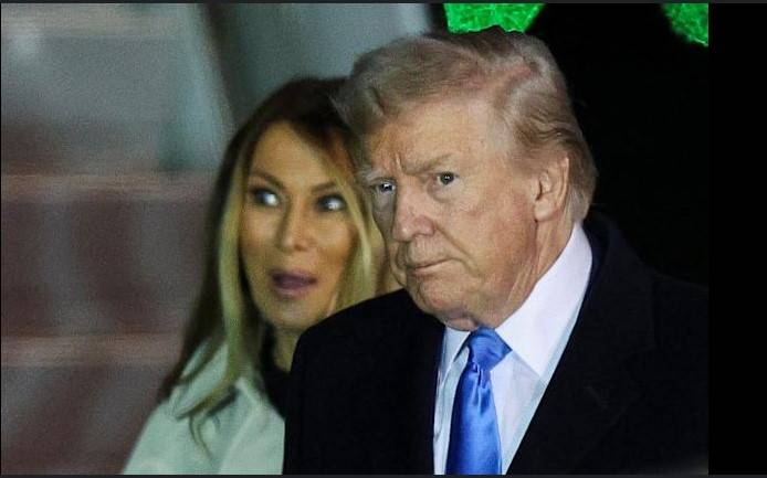 ‘Busy’ Trump treats Melania to Air Force One birthday dinner