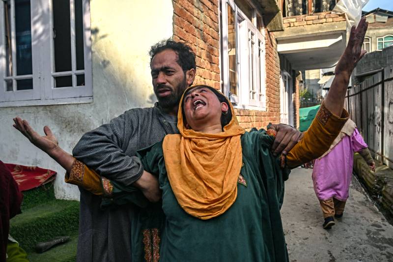 Indian soldiers demolish homes of 5 more Kashmiris after Pahalgam false flag operation