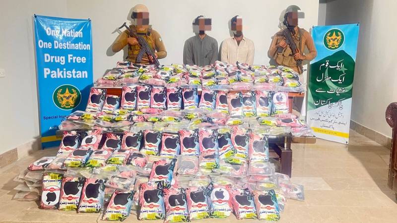 ANF foils major international drug smuggling attempt in Gwadar, seizes 720kg hashish