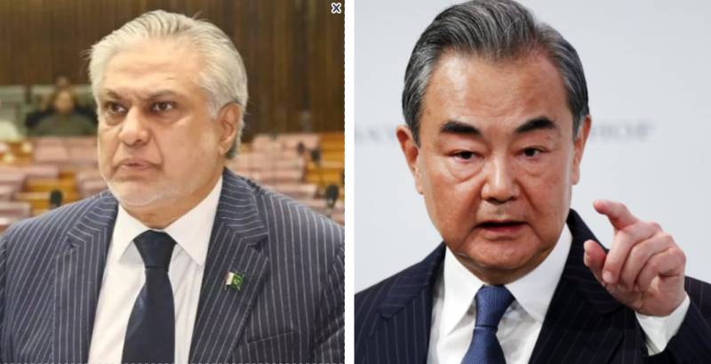 Ishaq Dar, Chinese FM discuss regional situation
