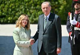Erdogan, Meloni vow to bolster Italy-Turkey ties
