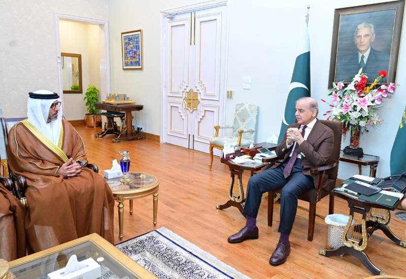 UAE envoy calls on PM Shehbaz, discusses regional peace, bilateral ties