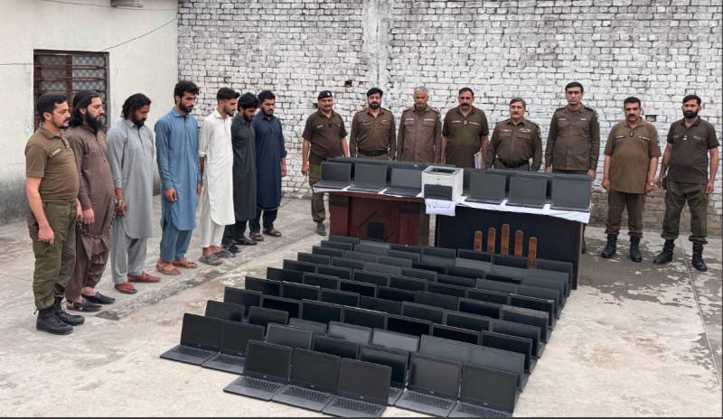 16 thieves held, 95 laptops, printers of Chinese call center recovered