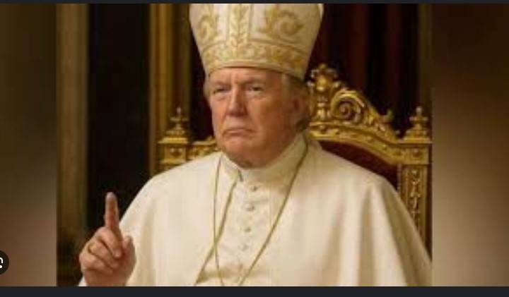 Trump posts spoof picture dressed as pope