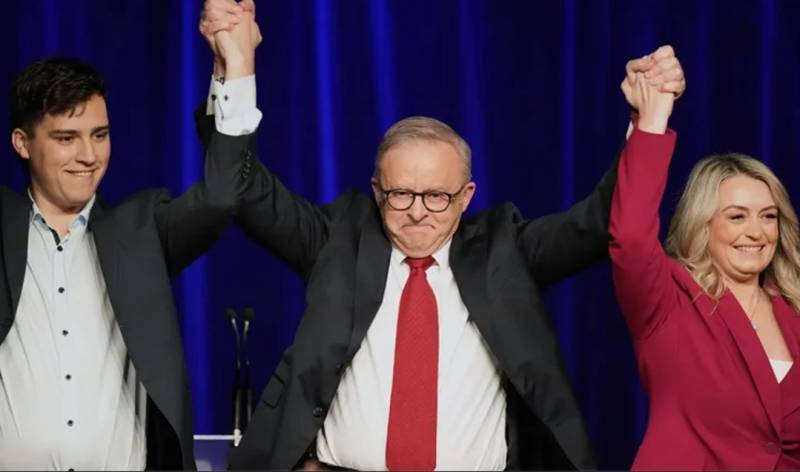 Australian left-leaning PM basks in win, vows 'orderly' government