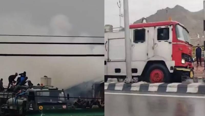 Major fire engulfs Indian army camp in Ladakh