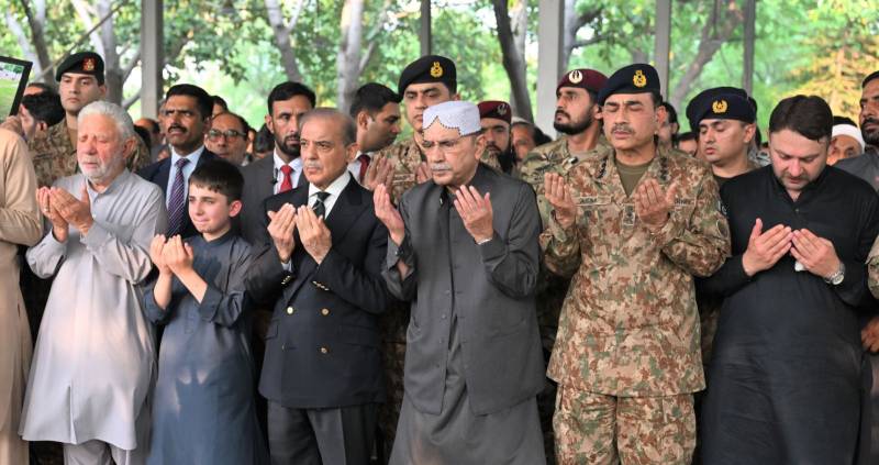 Civil, military leadership attend funeral of Shaheed Irtaza Abbas Turi