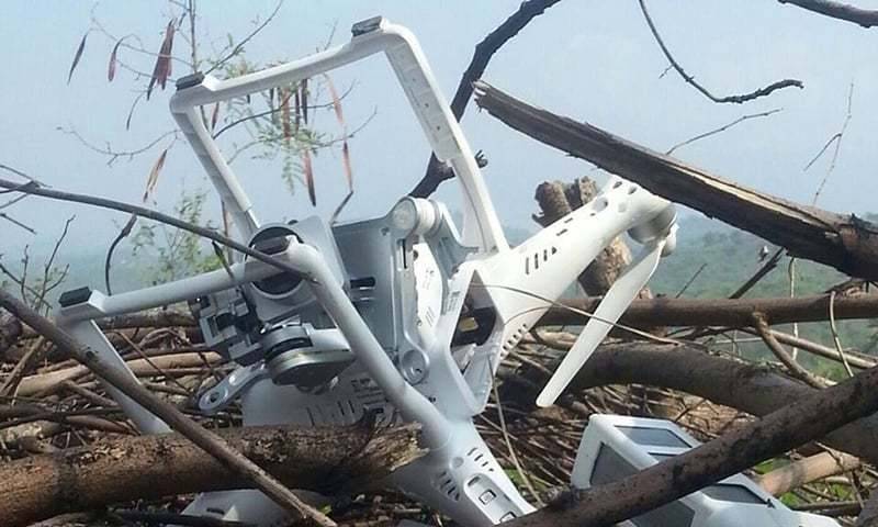 Indian explosive-laden drone shot down near Lahore Airport