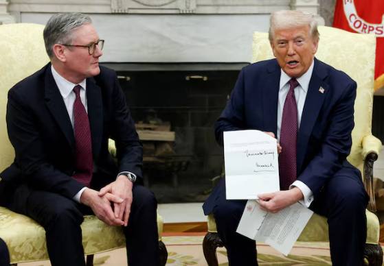 Trump unveils 'breakthrough' US-UK trade deal