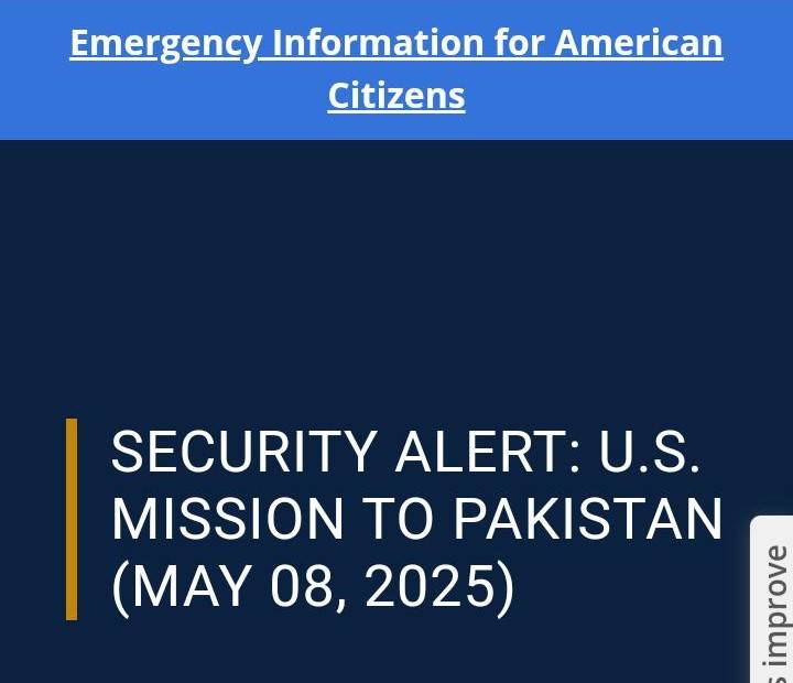 US issues security alert amid rising Pak-India tensions