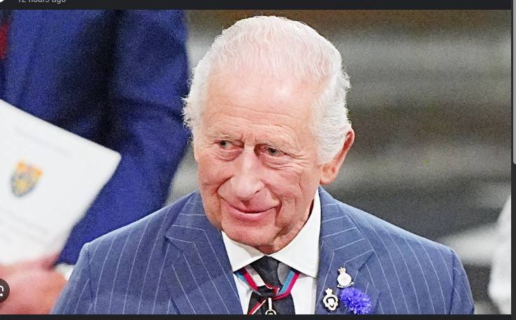 King Charles leads UK service to mark end of WWII