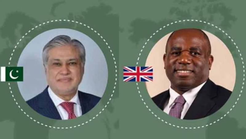UK foreign secy calls for de-escalation in phone call to Ishaq Dar