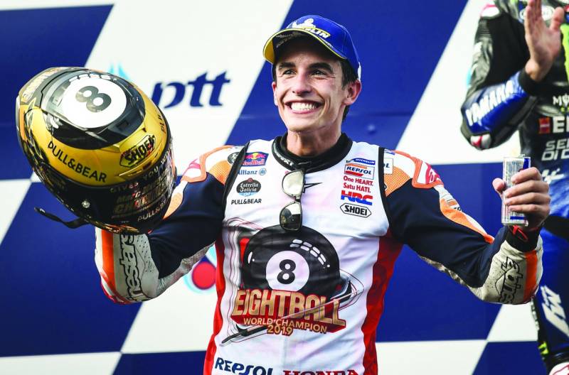 Marc Marquez sets Le Mans lap record in French MotoGP practice