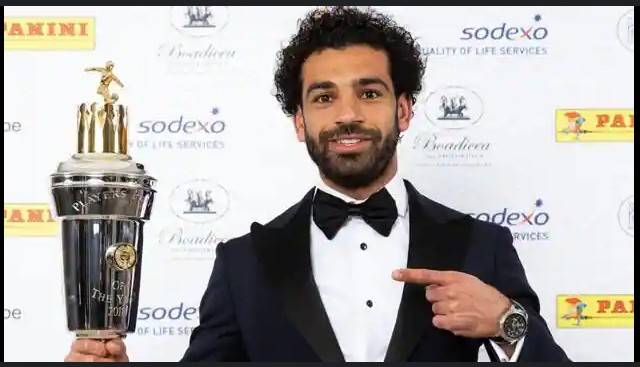 Liverpool's Salah voted Football Writers' Player of the Year
