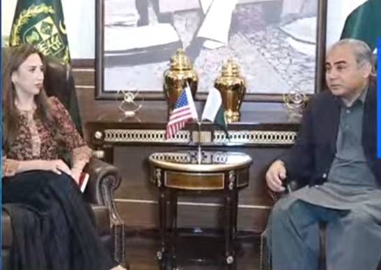 Mohsin Naqvi briefs US envoy on Indian ‘drone terrorism'