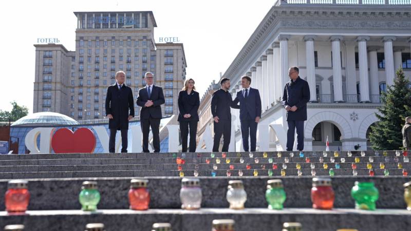 European leaders arrive in Kyiv in show of solidarity against Russia