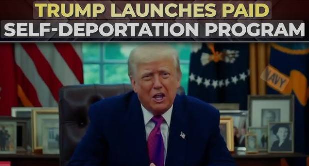 Trump launches paid self-deportation program to end 'invasion'