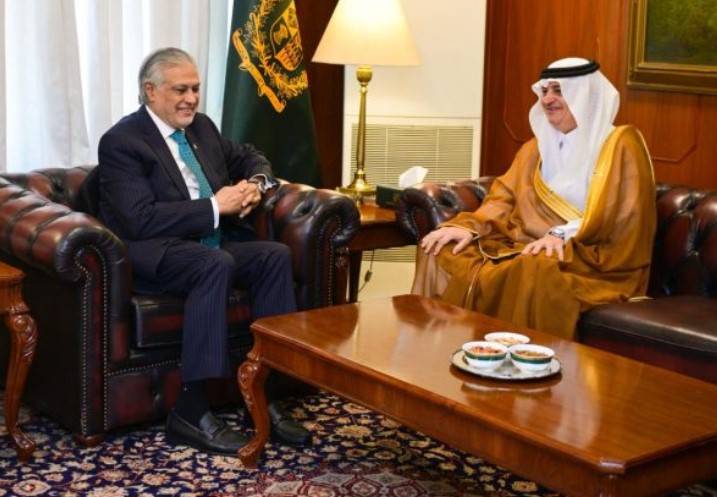 Ishaq Dar, Saudi envoy take up full gamut of bilateral ties