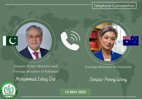 Ishaq Dar reassures Australia of Pakistan’s responsible stance amid crisis