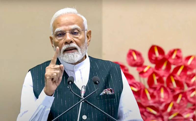 Modi licks his wounds two days after suffering a humiliating defeat at Pakistan's hands