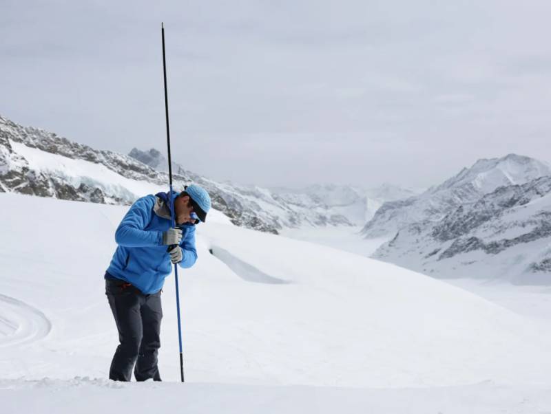 Snow cover of Swiss glaciers below average this year: study