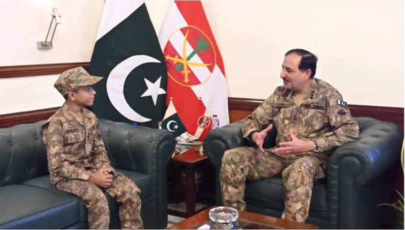 Pakistan Army grants wish of terminally-ill child