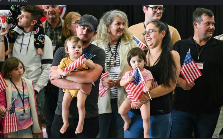 First group of white South Africans arrive in US for resettlement