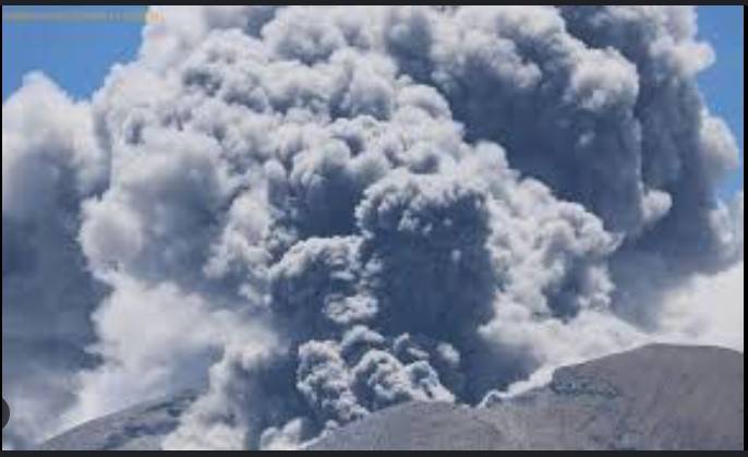 Volcano in Philippines spews ash over a mile into the sky