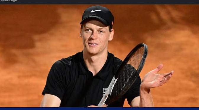 Sinner moves through gears to reach Italian Open quarters