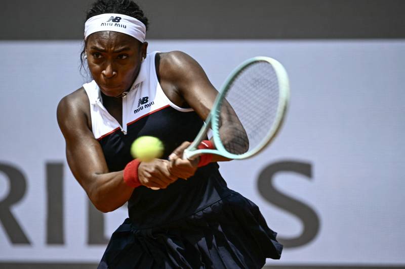 Gauff sees off Andreeva to reach Italian Open semis