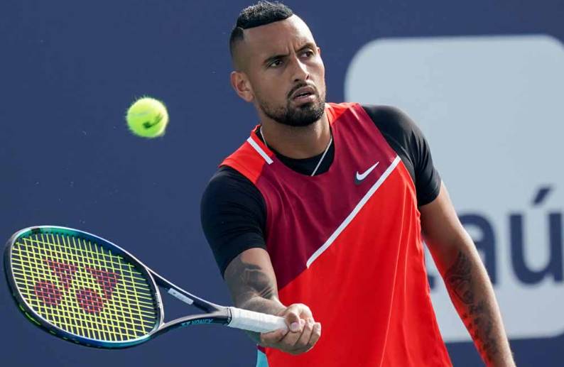 Injury-plagued Kyrgios to play doubles at French Open