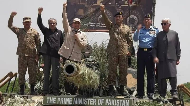 PM Shehbaz visits Kamra Airbase to salute PAF falcons behind historic aerial victory