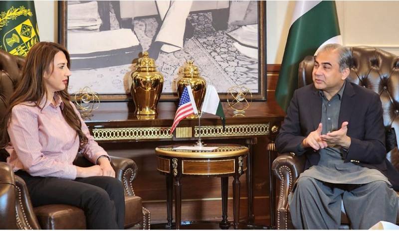 US envoy discusses post-war scenario with Mohsin Naqvi